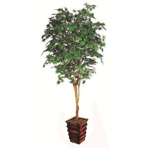 Albero di acero verde artificiale